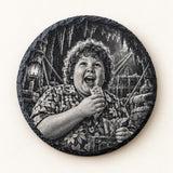 The Goonies Engraved Round Slate Coasters — Chunk