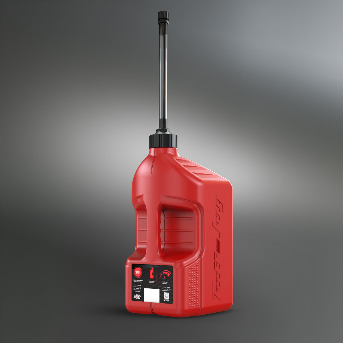 Red Tuff Jug 5-gallon utility jug with Auto-Stop Spout