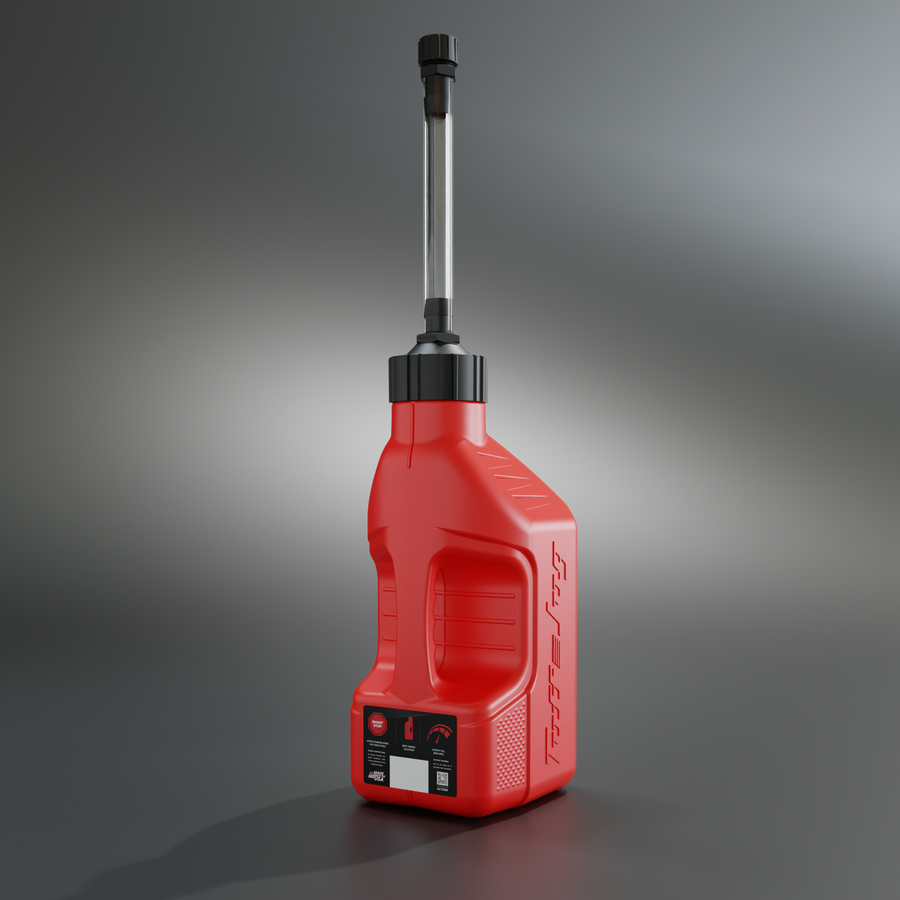 Tuff Jug 1.25-Gallon Auto-Stop Utility Jug - Red