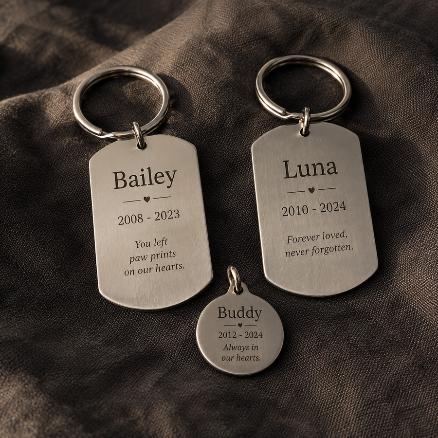 Personalized Memorial Tags