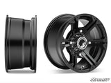 Standard XT Warrior Tires 34x10x14 on 14x7 Bandit H-Series Black Wheels 4/156 Pattern