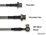 Braided Brake Lines with Fittings