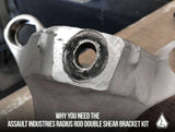 Assault Industries Can-Am Maverick X3 Radius Rod Double Shear Bracket Kit