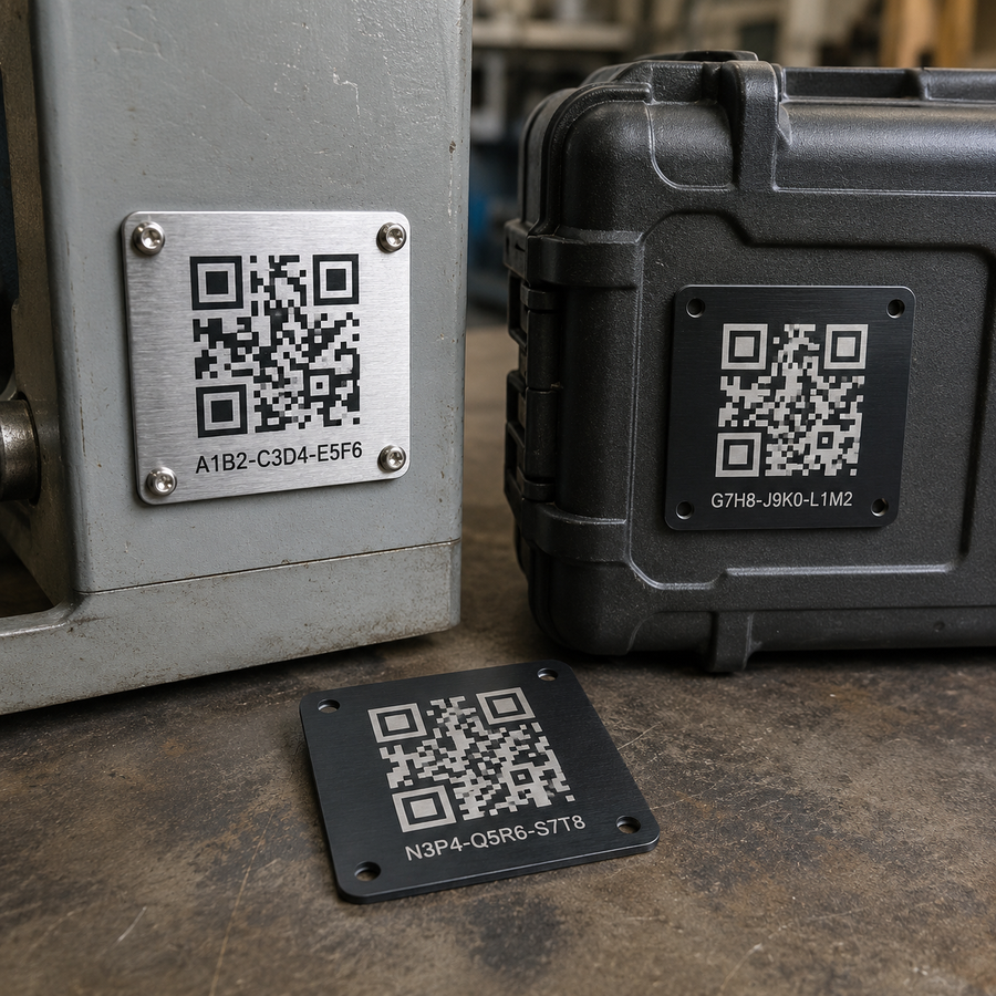 QR Code Metal Tags
