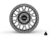 Sticky XT Warrior Tires 32x10x15 on 15x10 Assault Industries Hellfire Matte Titanium Wheels 4/156 Pattern
