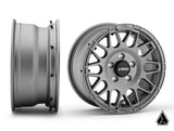 Standard XT Warrior Tires 35x10x15 on 15x7 Assault Industries Hellfire Matte Titanium Wheels 4/156 Pattern