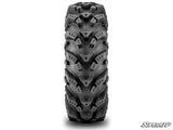 Intimidator Tires 34x10x15 on 15" Matte Titanium Hellfire Wheels 4/136 Pattern
