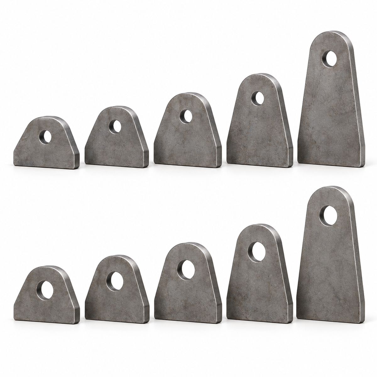 J Fab general purpose weld tab family in bare steel