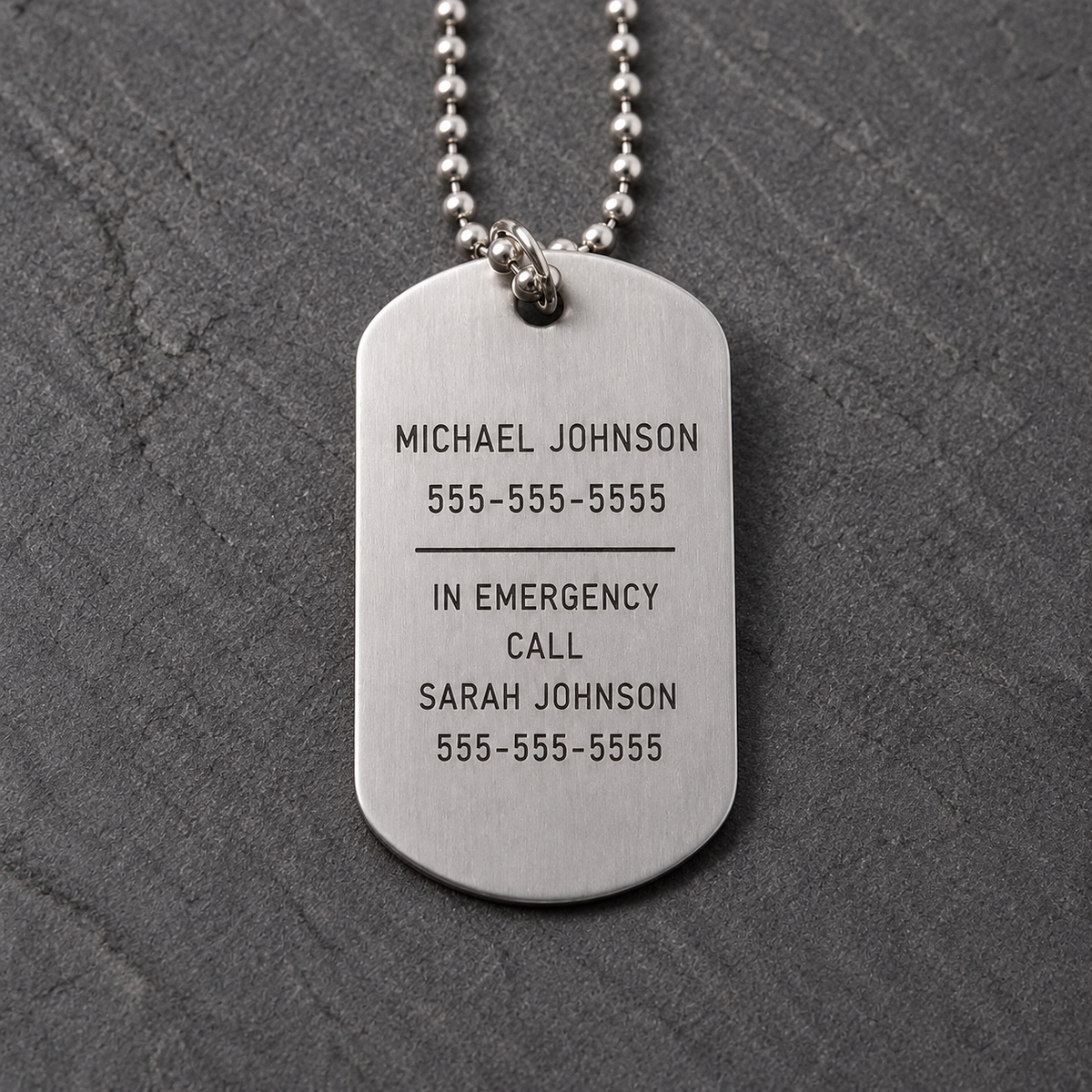 Personalized Dog-Tag Style ID Tags