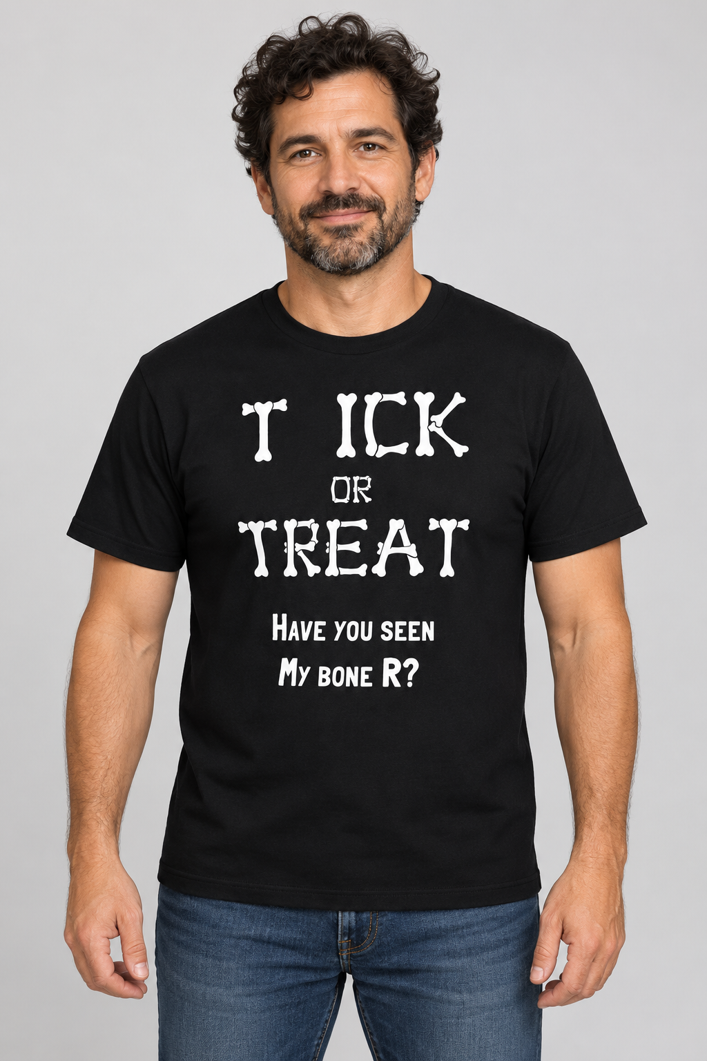 Bone R Halloween Shirt T-shirt, main model view