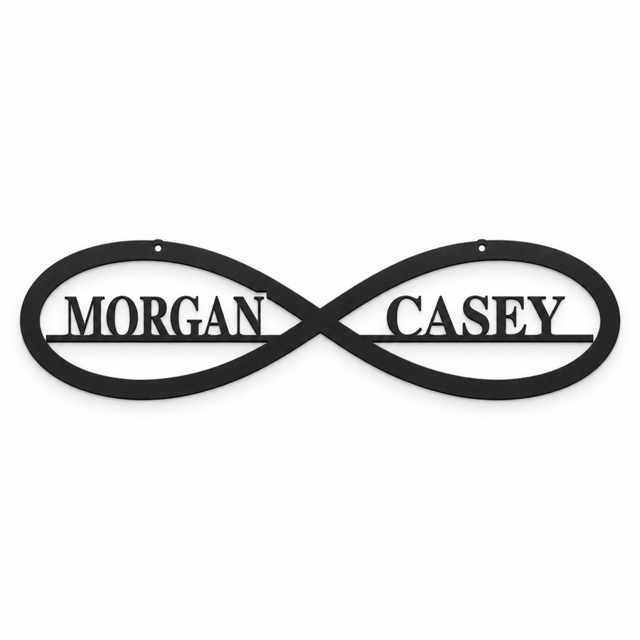 Personalized Infinity Couples Name Sign