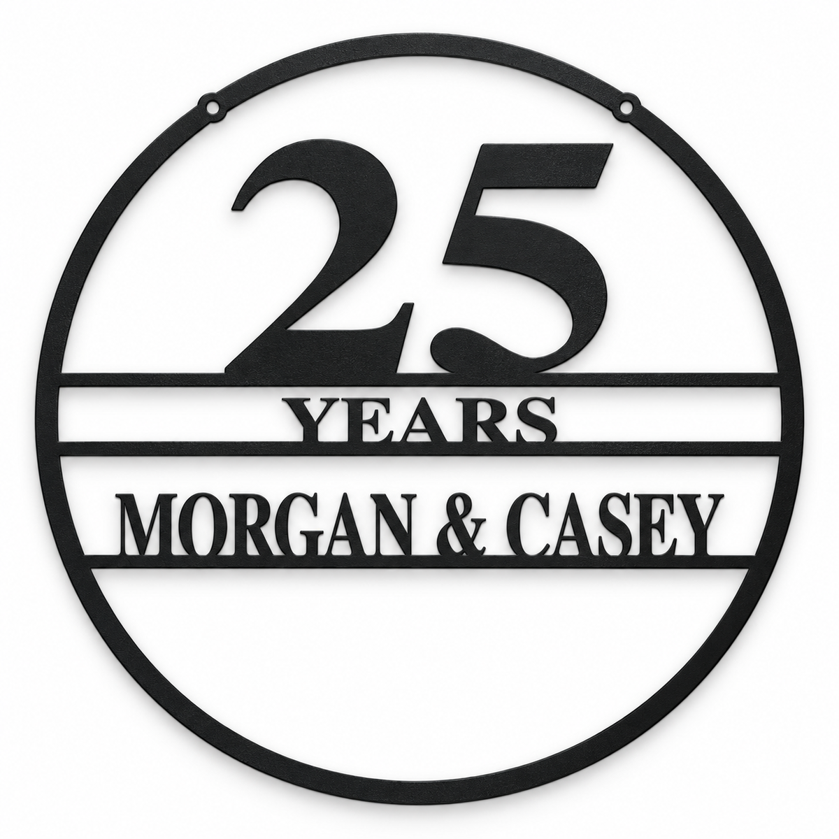 J Fab Anniversary Milestone Sign — proposed product render
