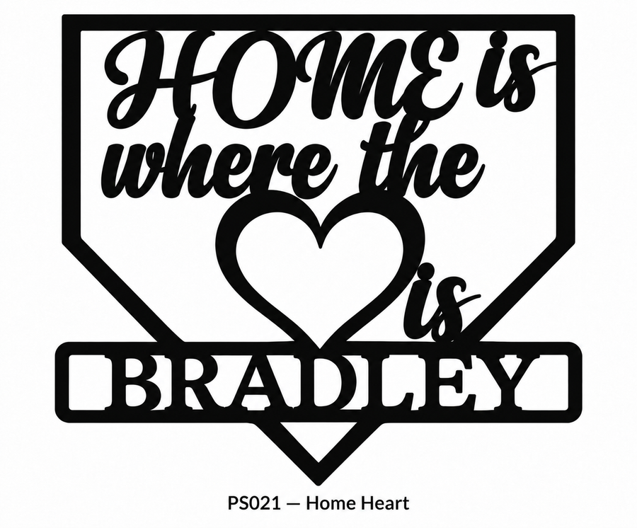 Personalized Home Heart Sign