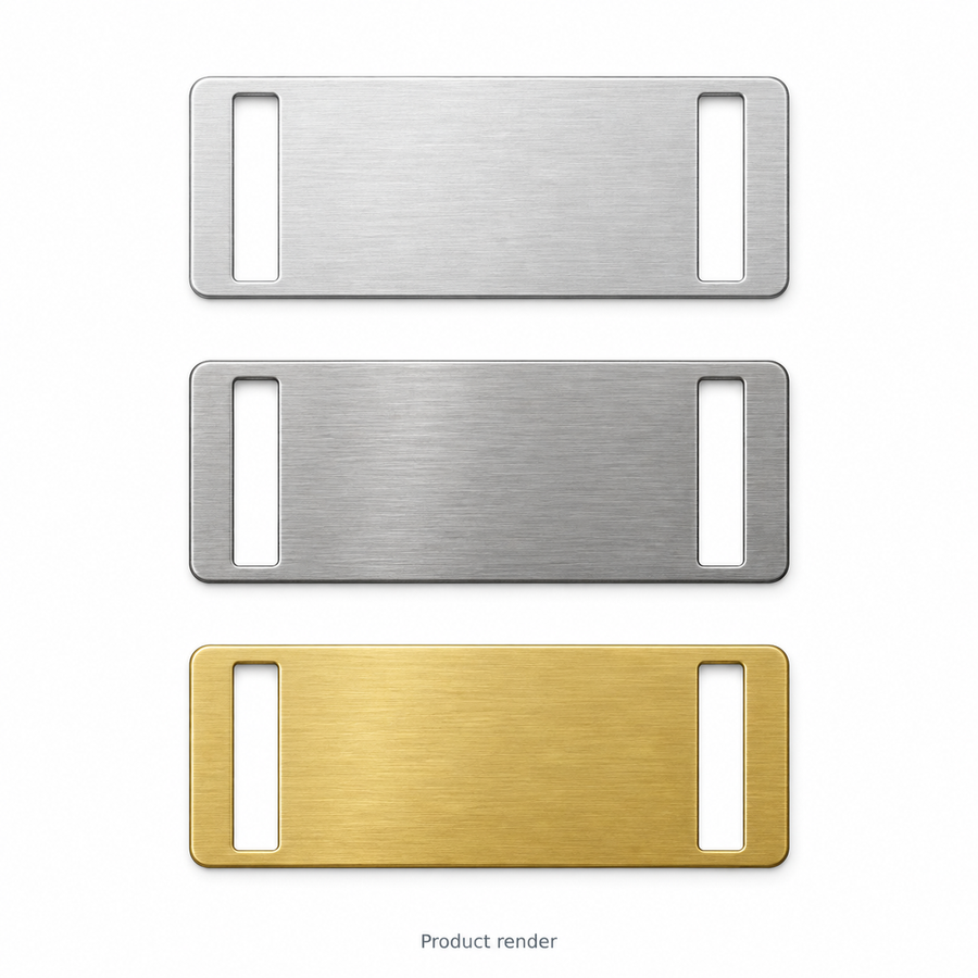 Slide-On Collar Tag Blanks