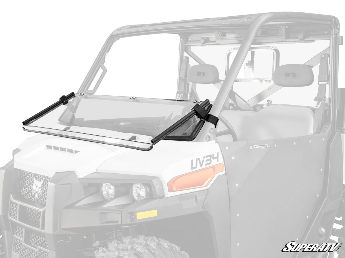 Bobcat UV34 Flip Down Windshield