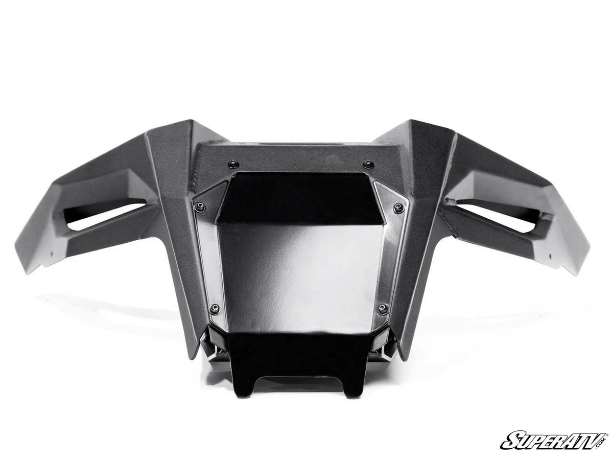 Elektric Offroad Polaris RZR Turbo R Volt Front Winch Bumper—Hammer Black Finish