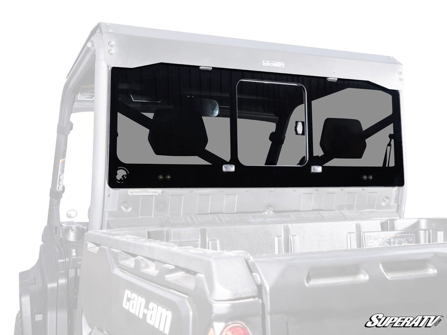 Can-Am Defender HD7 Glass Sliding Rear Windshield