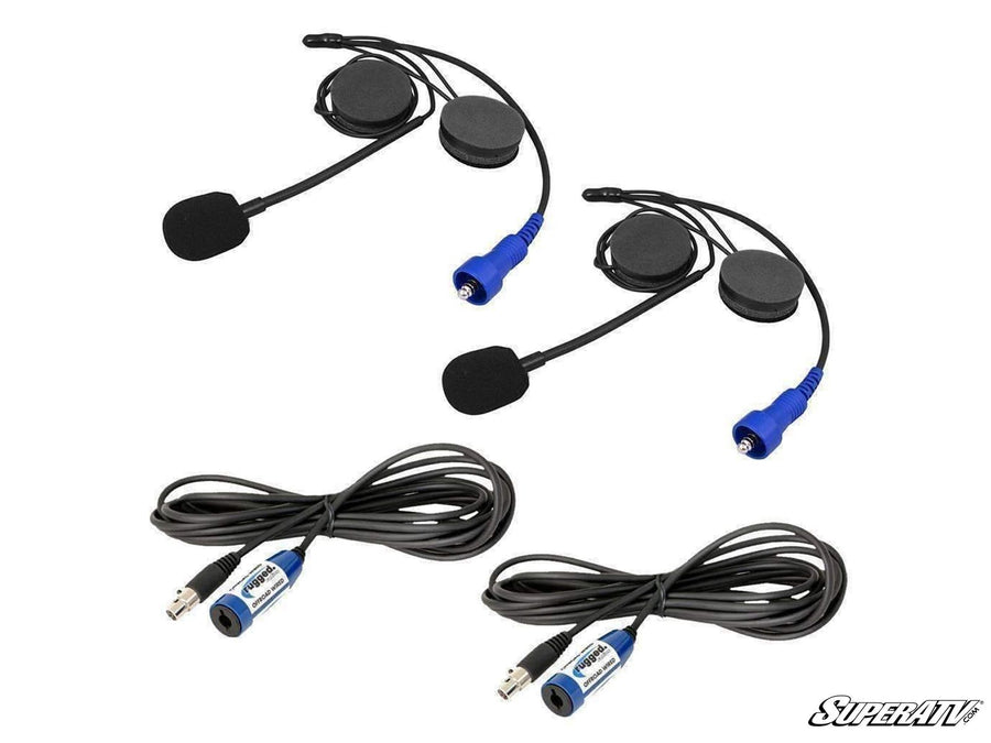 Rugged Radios RUGGED Wired / STX Stereo Helmet Kit with Alpha Audio Speakers and Mic