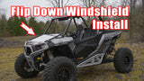Polaris RZR S 1000 Flip Down Windshield