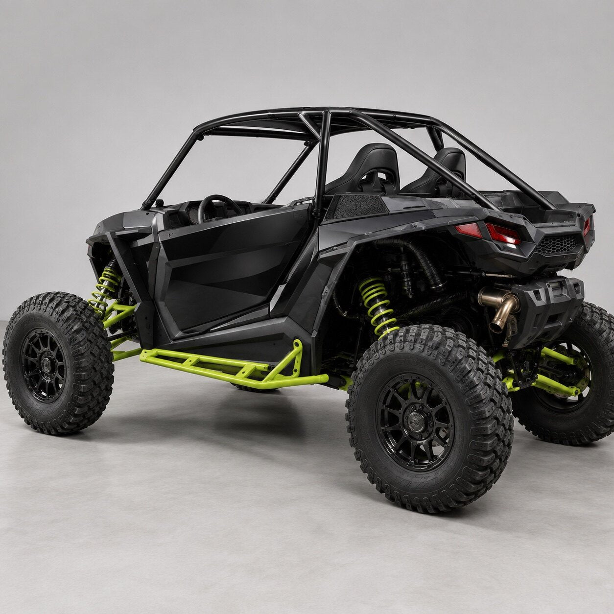 Polaris RZR XP 1000 / XP Turbo Tubular Tree-Kicker Rock Sliders (2017–2018)